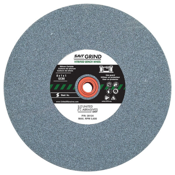 Bench Grinding Wheel 6 X 1 X 1  GC120 Green Silicone Carbide