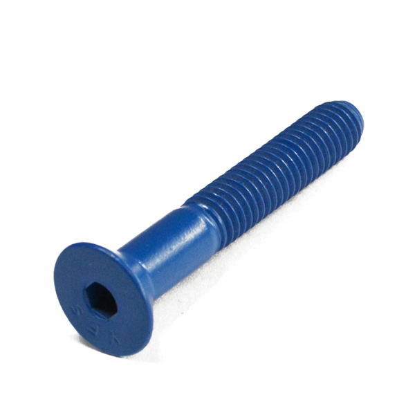 FCS221BT Flat Head Socket Cap Screw 1/2-13 X 1  Blue Teflon