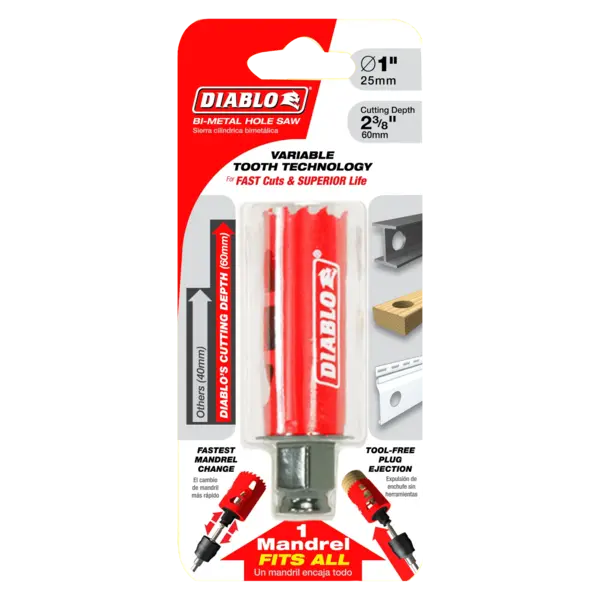 DHS1000 Hole Saw 1 Bi-Metal  Diablo