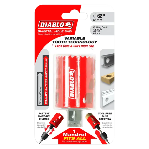 DHS2000 Hole Saw 2 Bi-Metal  Diablo