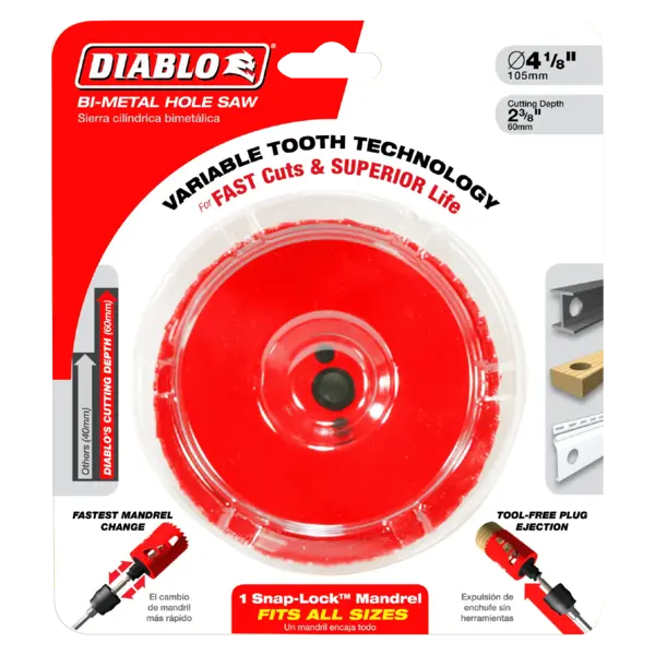 DHS4000 Hole Saw 4 Bi-Metal  Diablo