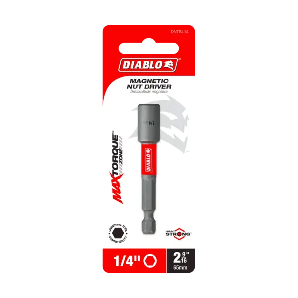 DNTSL14B Magnetic Nutsetter 1/4 x 2 9/16  Diablo®