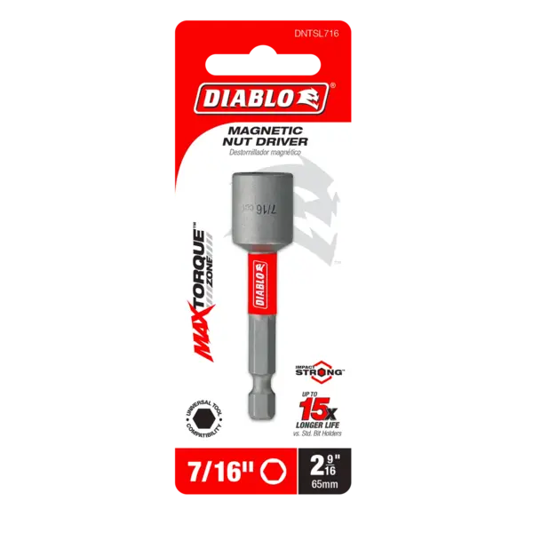 DNTSL716B Magnetic Nutsetter 7/16 x 2 9/16  Diablo®
