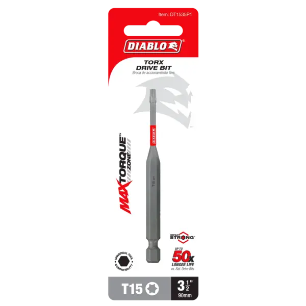 DT1535B Torx Bit T15 x 3 1/2  Diablo®