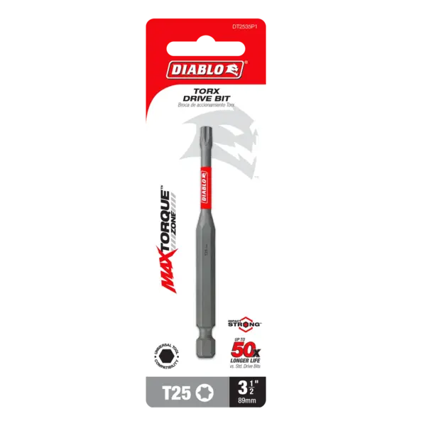 DT2535B Torx Bit T25 x 3 1/2  Diablo®