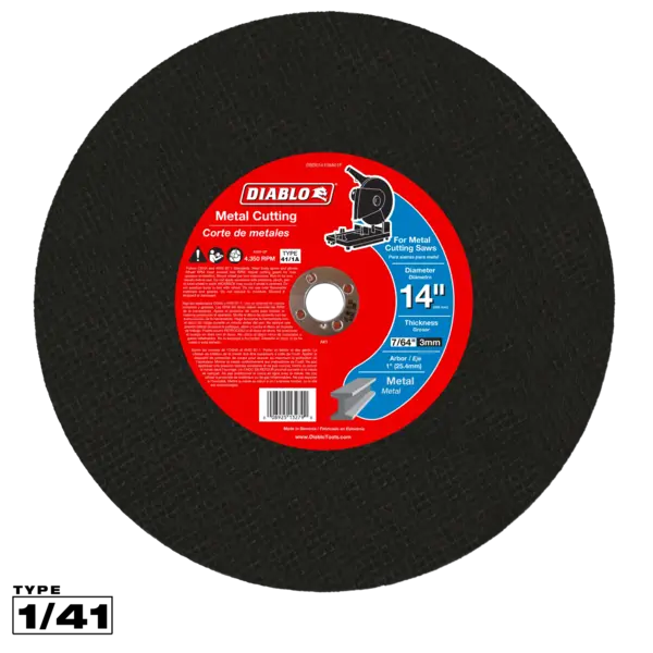 DBD014109A01F Chop Saw Disc 14 Metal  Diablo®