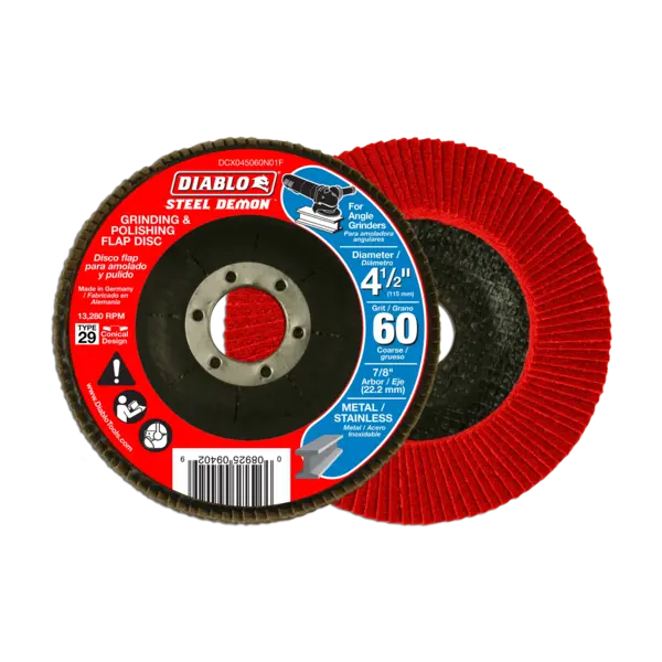 DCX045060N01F Flap Disc 4 1/2 60 Grit Type 29  Diablo®