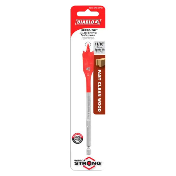 DSP2080 Paddle Bit 11/16 x 6 Wood  Diablo