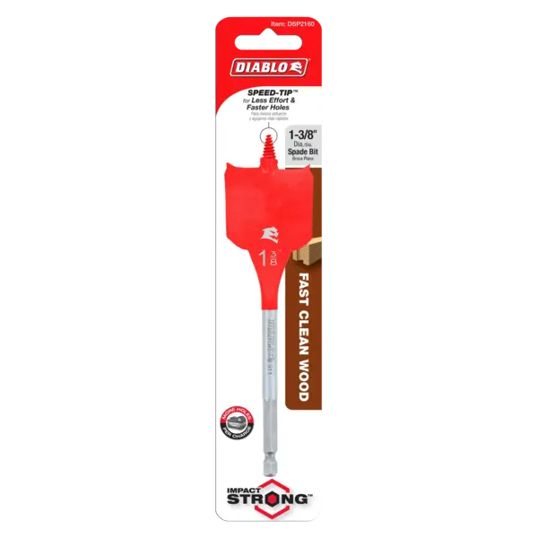 DSP2160 Paddle Bit 1 3/8 x 6 Wood  Diablo