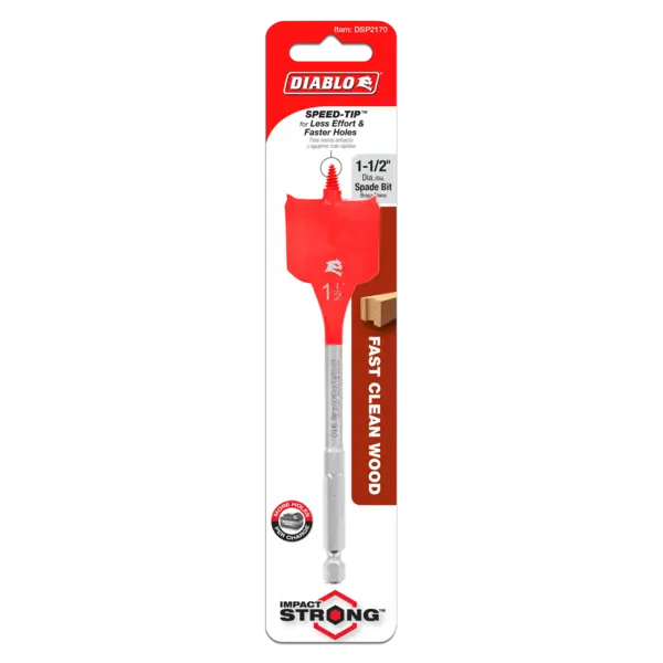 DSP2170 Paddle Bit 1 1/2 x 6 Wood  Diablo