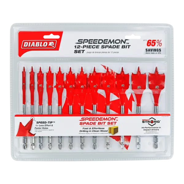 DSP2950-S12 Paddle Bit Set (12-pc)  Diablo