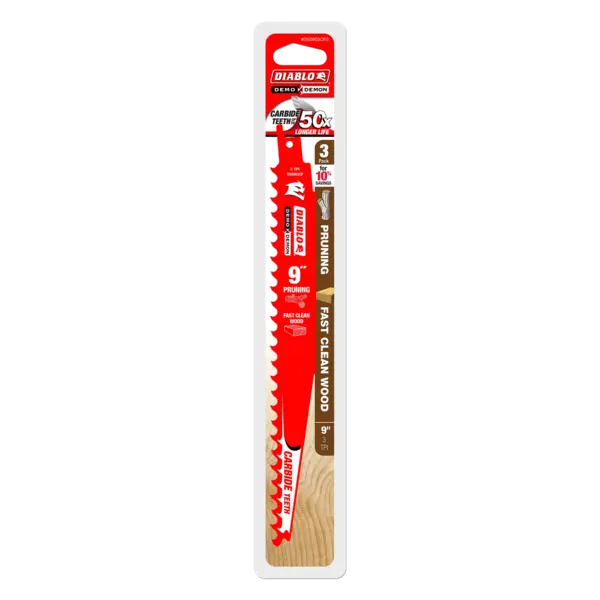 DS0903CP3 Sawzall Blade 9 x 3 TPI Demo Demon Diablo