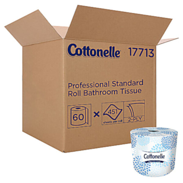 251600 Kleenex® Cottonelle® 2-Ply Toilet Paper, 451 Sheets Per Roll, Pack Of 60 Rolls