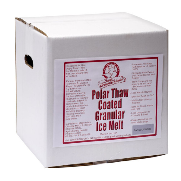 ICE Bare Ground Granular Ice Melt, Premium Blend, 40 lb Box