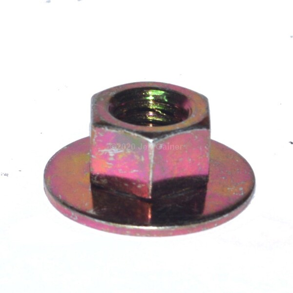 KC214C Kep Nut 1/213 Grade 2 Yellow Zinc Plated Conical