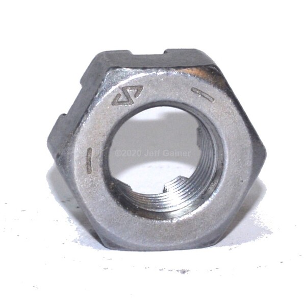 SSLC321 Slotted Hex Nut 1 1/4-7  Type 304 Stainless Steel