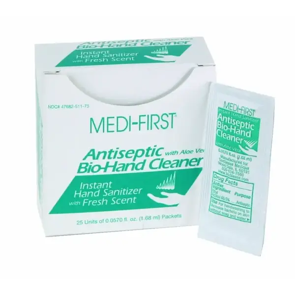MP51173 Medi-First Hand Sanitzer With Aloe Vera  (25/BX)