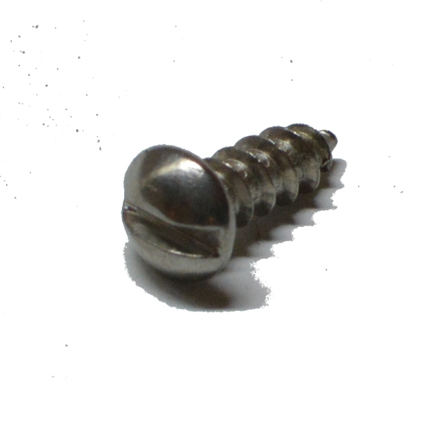 SRWS630 Wood Screw #6 X 3/8 Round Head Slotted  Type 304 Stainless Steel