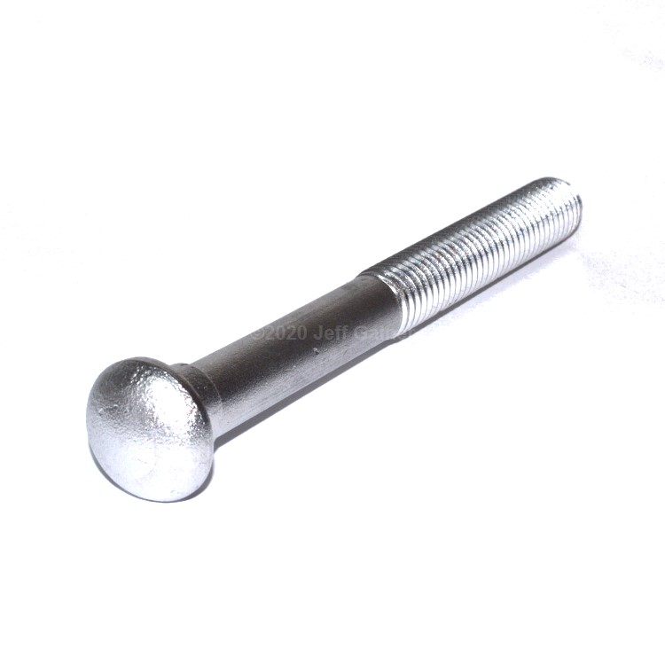Round Head Oval Neck Track Bolt 5/8-11 X 6  304 S/S