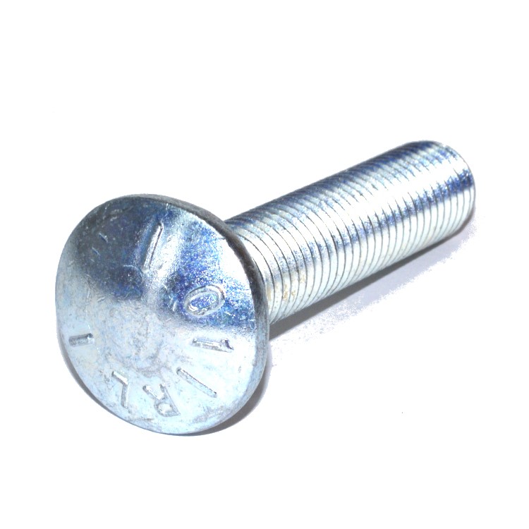 Carriage Bolt 1/4-20 X 3/4  Grade 5 Zinc Plated