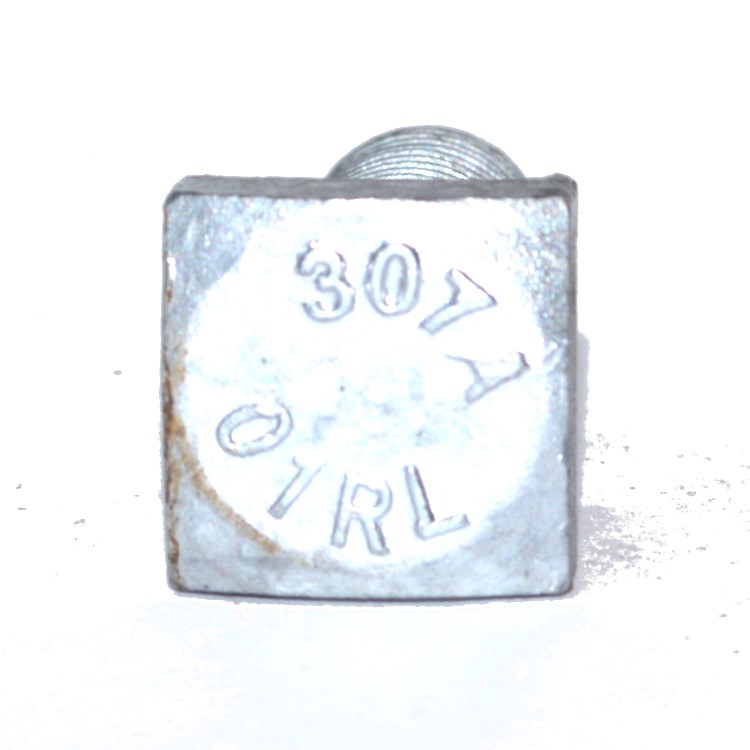 GQC223 Square Head 1/2-13 X 1 1/2  Grade 2 Galvanized