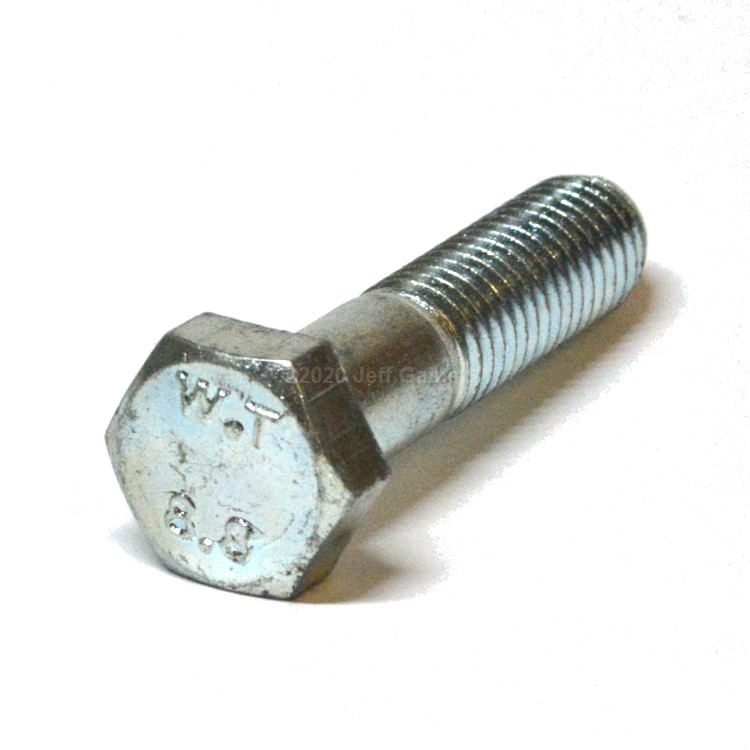 Hex Head Cap Screw M10-1.50 X 16  Class 8.8 Zinc Plated