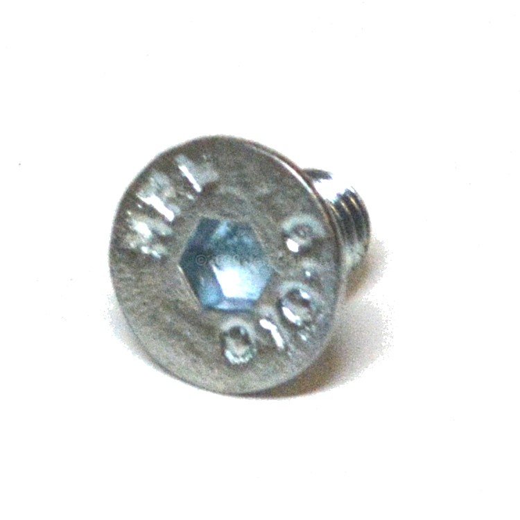 Flat Head Socket Cap Screw M6-1.00 X 10   Zinc Plated