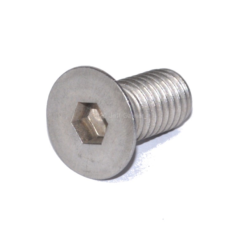 Flat Head Socket Cap Screw #4-40 X 1/2  Type 304 Stainless Steel
