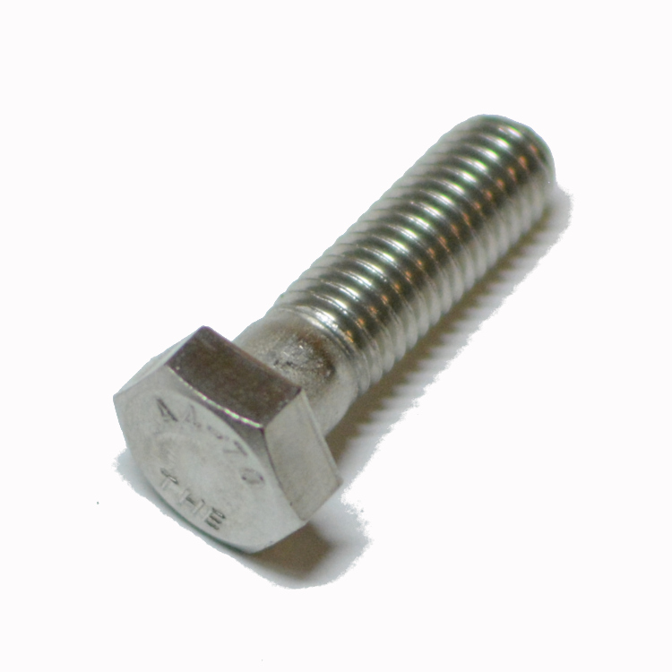 Hex Head Cap Screw M12-1.75 X 25  Type A4 Stainless Steel