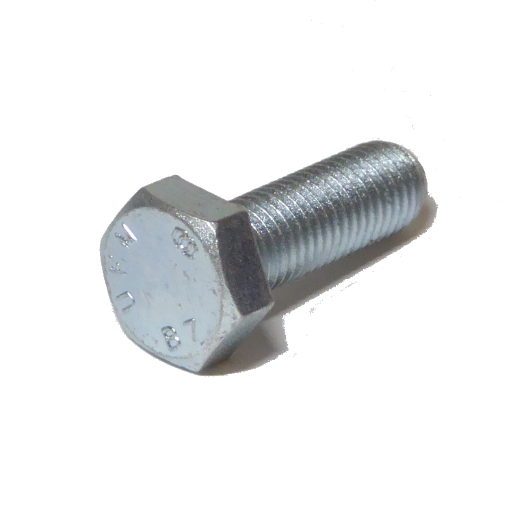 B7 Hex Head Bolt 1/2-13 X 2  Zinc Plated
