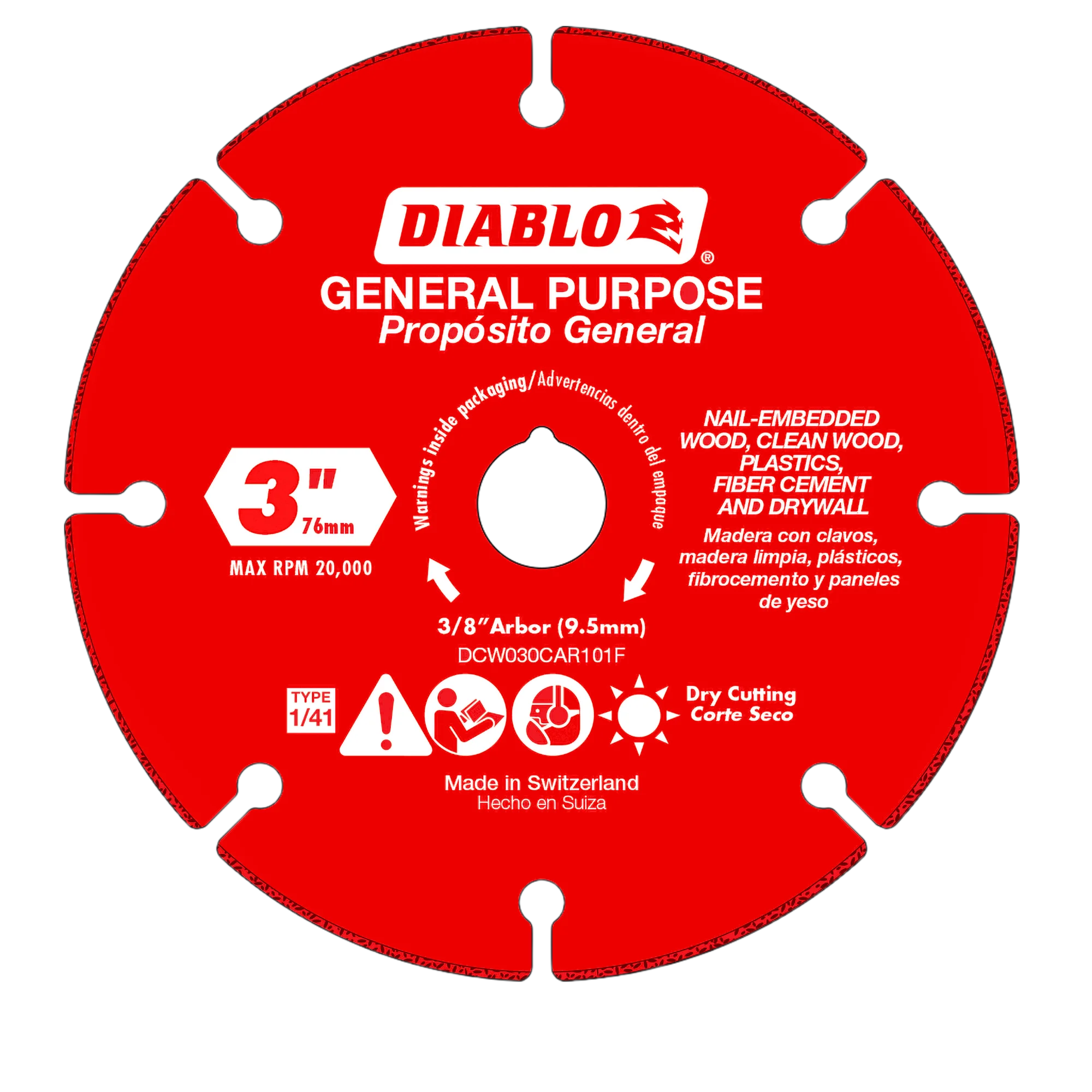 Cut Off Disc 3 Carbide Grit  Diablo®