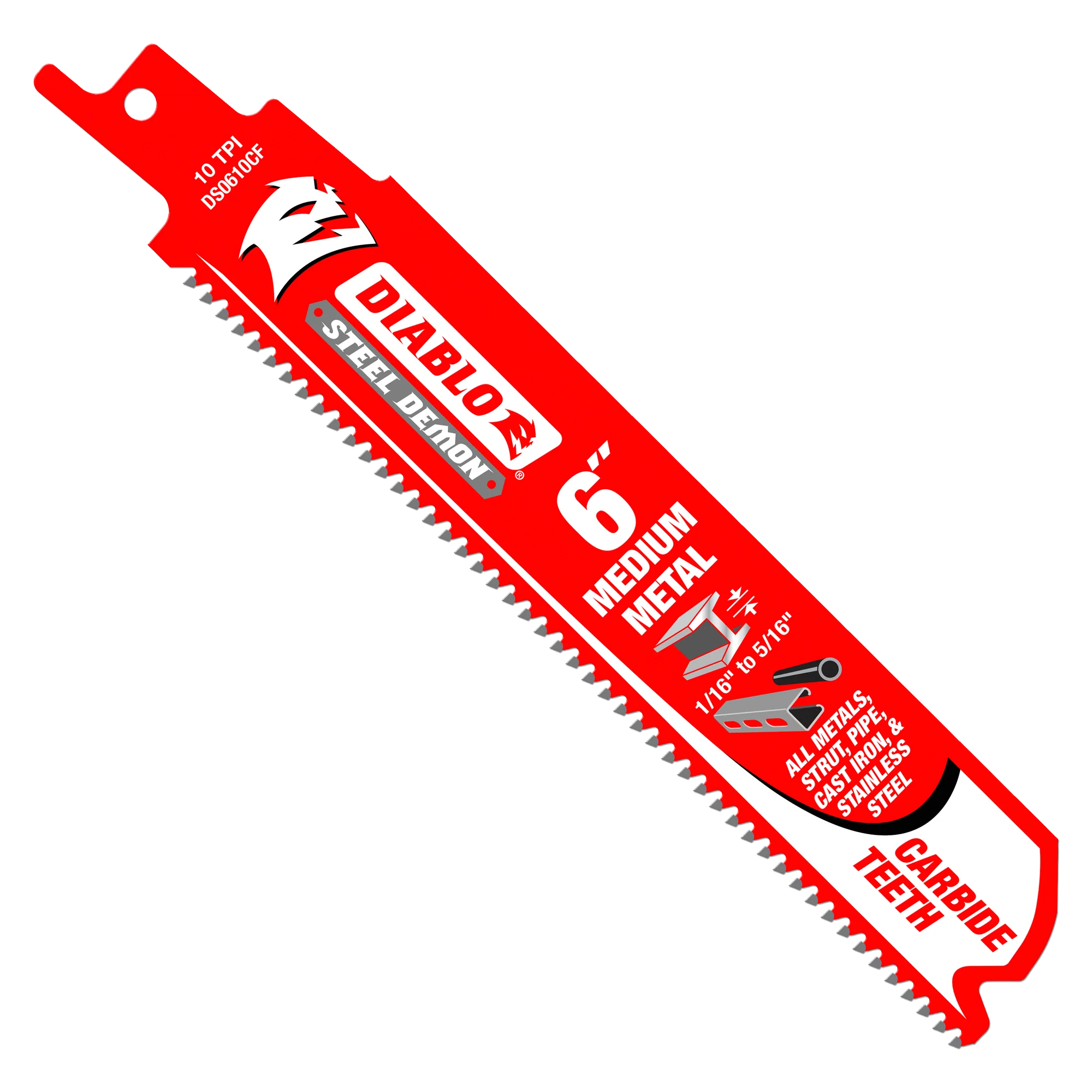 Sawzall Blade 6 x 10 TPI  Steel Demon Diablo (3Pk)