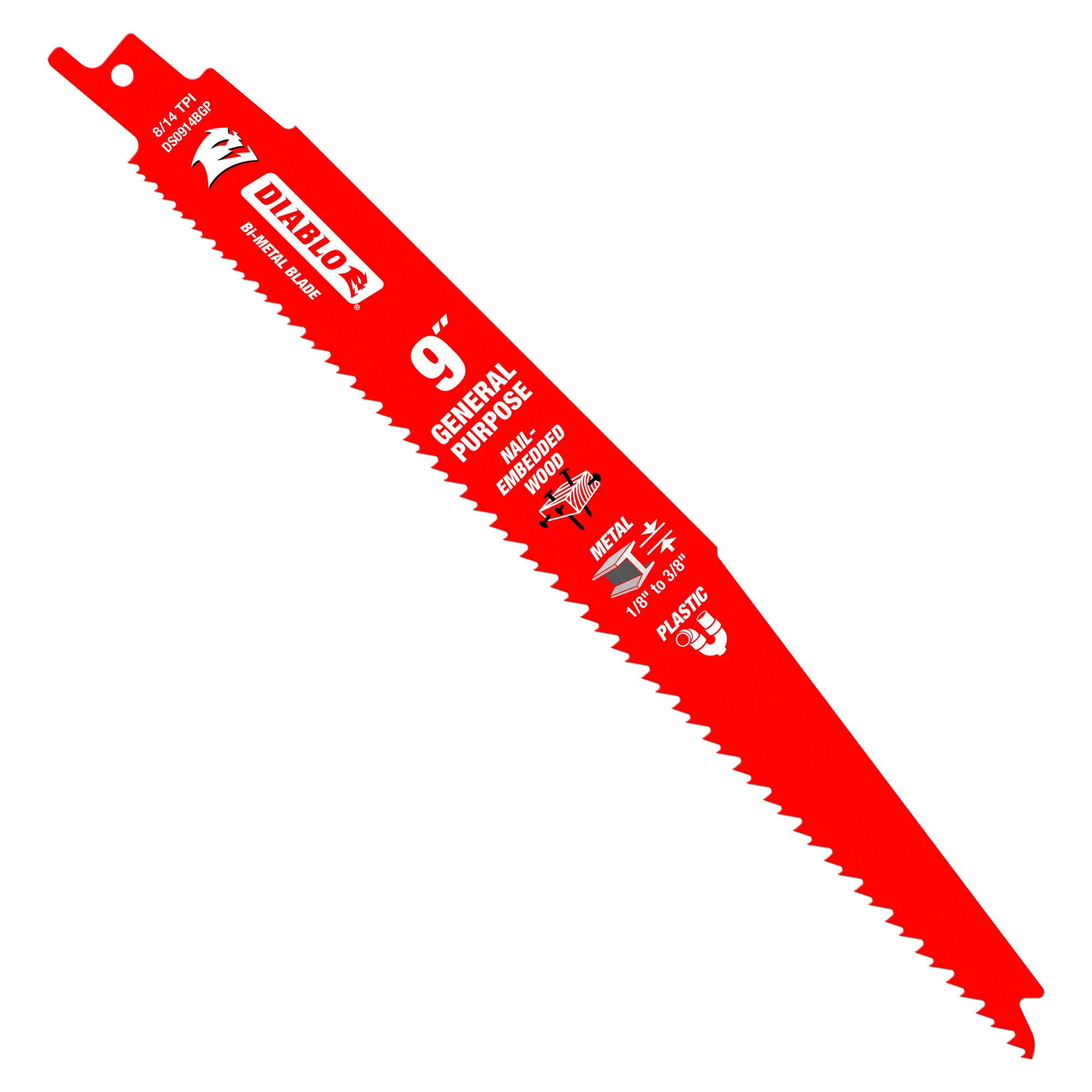 Sawzall Blade 9 x 8/14 TPI  Diablo (5Pk)