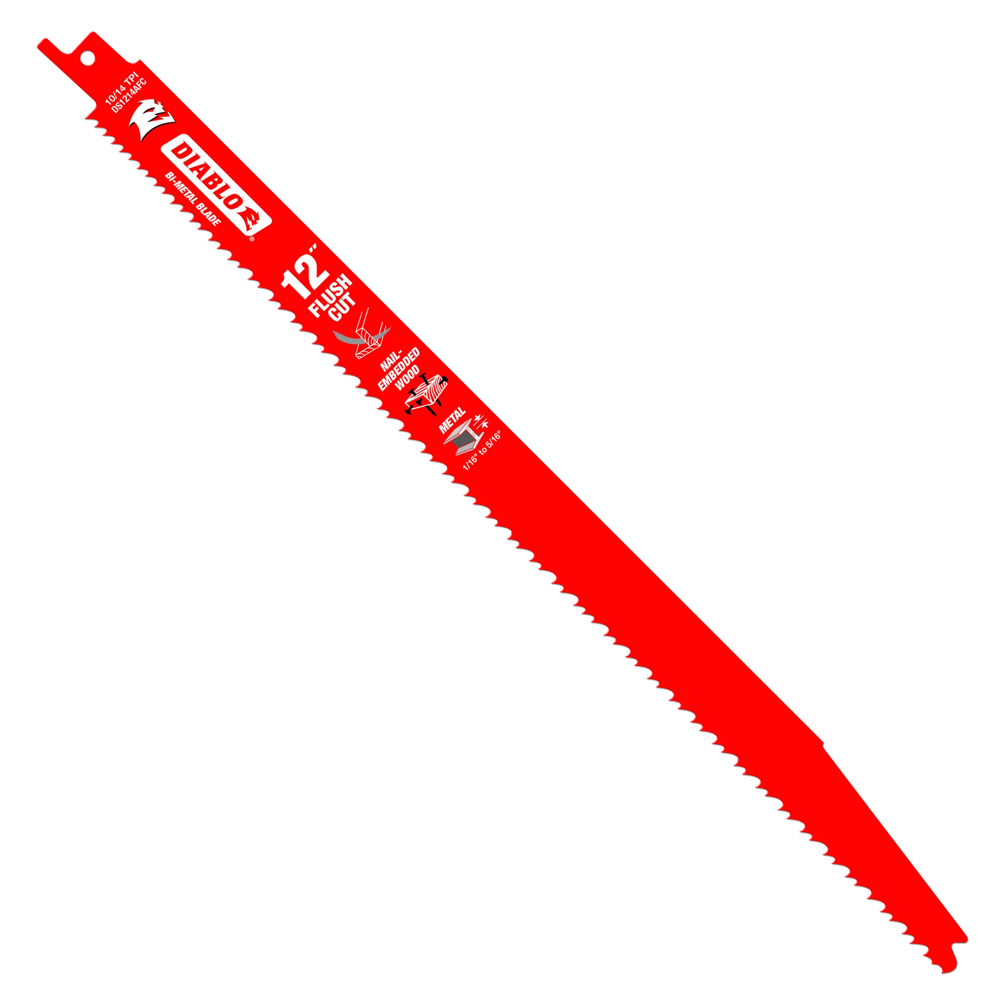 Sawzall Blade 12 x 10/14 TPI  Diablo (5Pk)