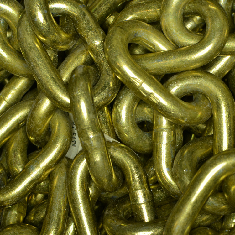 Transport Chain 5/16 Grade 70 Yellow Zinc Plated