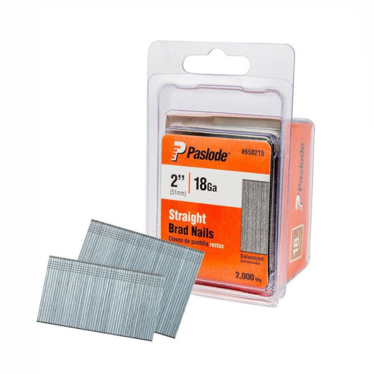 Brad  18GA  2  Electro Galvanized  Paslode  (2000/BX)