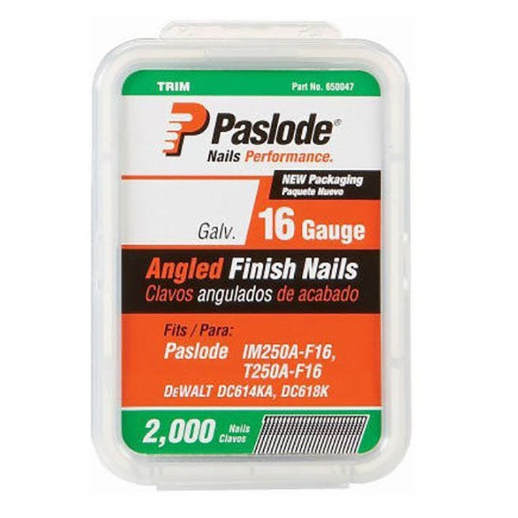 Brad  16GA  1 1/2  Electro Galvanized  Paslode  (2000/BX)