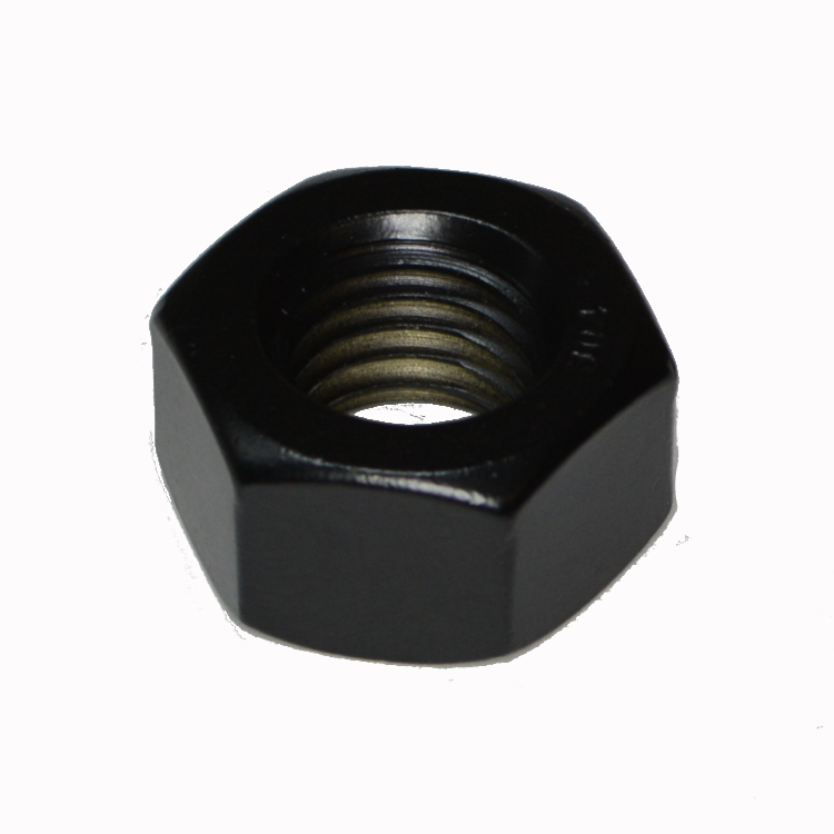 Heavy Hex Nut 5/8-11  Type 304 Stainless Steel Black Xylan Overtapped