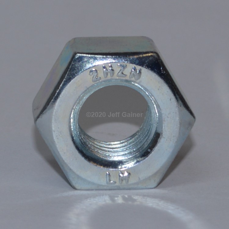 2HC217 2H Nut 3/4-10  Zinc Plated
