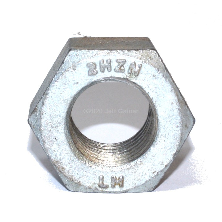 S2HF223 2H Nut 1 1/2-8  Type 304 Stainless Steel