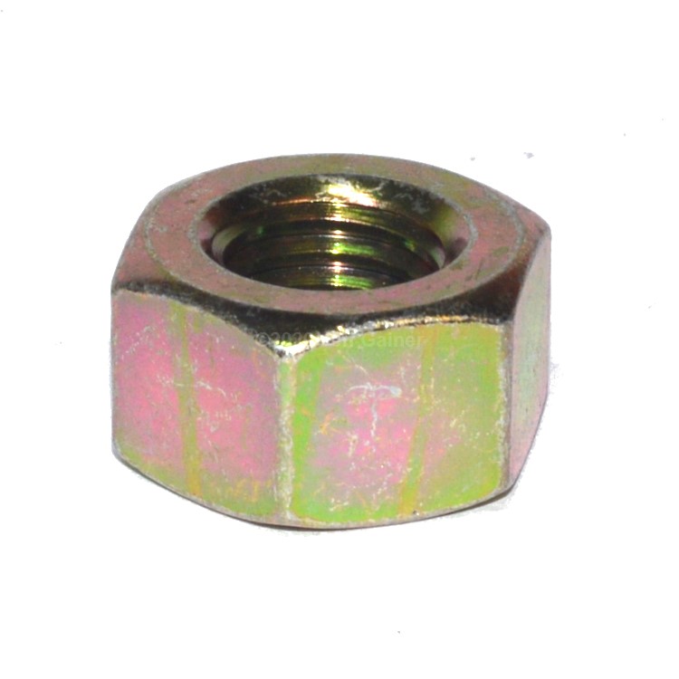 Heavy Hex Nut 7/16-14  Grade 2 Yellow Zinc Plated