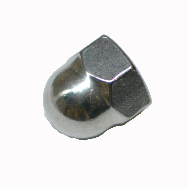 SAF312 Acorn Nut 3/8-24 Type 304 Stainless Steel