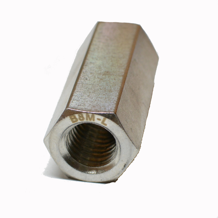 SCC316X21/8-B8M-L Coupling Nut 5/8-11 X 2 1/8  B8 Modified Stainless Steel