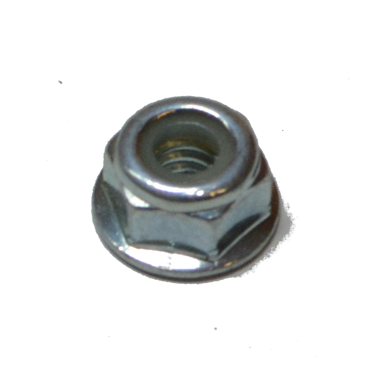 Flange Nylock Nut 1/4-20  Grade 2 Zinc Plated