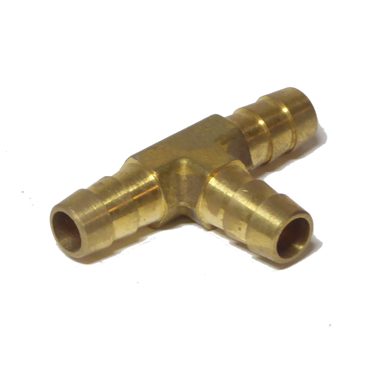 Hose Barb Tee 3/8  Brass