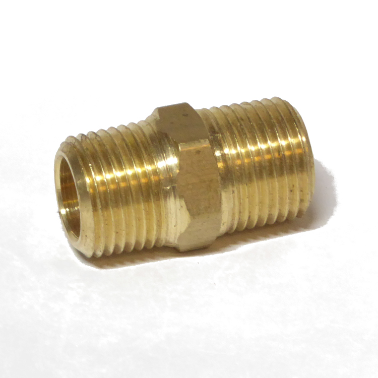 Hex Nipple 3/4 MPT  Brass