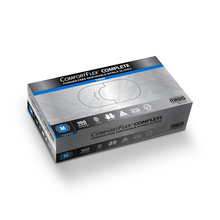 Exam Glove Blue Nitrile Large