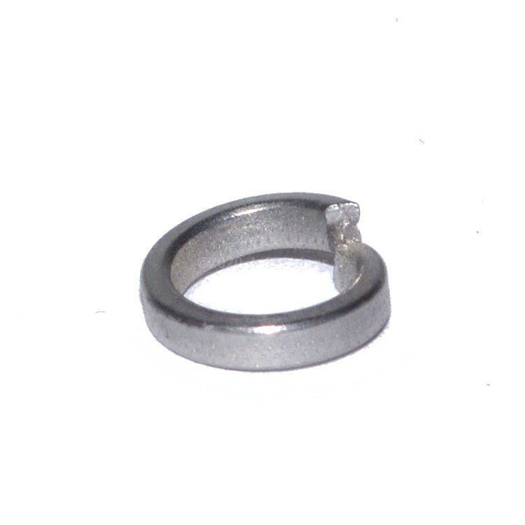 High Collar Lock Washer 1/4  Type 304 Stainless Steel