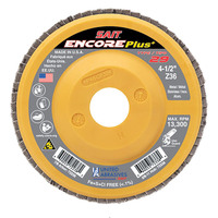 Flap Disc EncorePlus+ 4 1/2  80 Grit T29  Arbor 7/8  Zirconium
