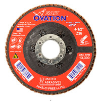 78048 Flap Disc Ovation® High Density 7  60 Grit T27  Arbor 7/8  Zirconium